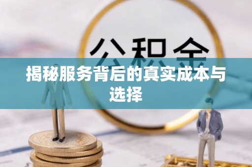 浦城揭秘服务背后的真实成本与选择