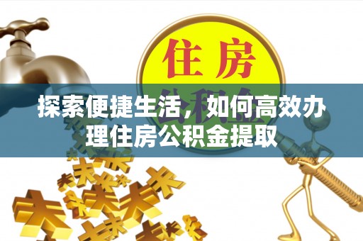 浦城探索便捷生活，如何高效办理住房公积金提取