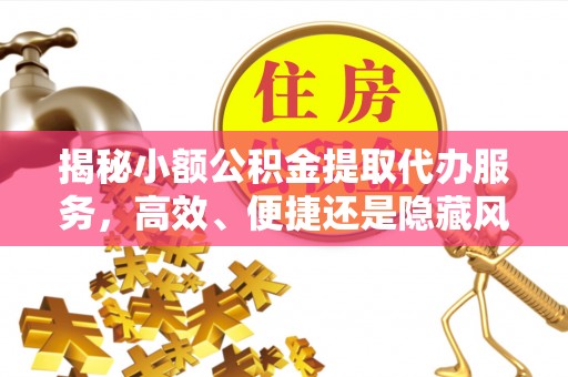 浦城揭秘小额公积金提取代办服务，高效、便捷还是隐藏风险？