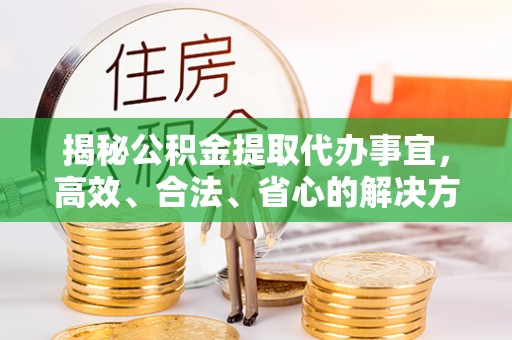 浦城揭秘公积金提取代办事宜，高效、合法、省心的解决方案