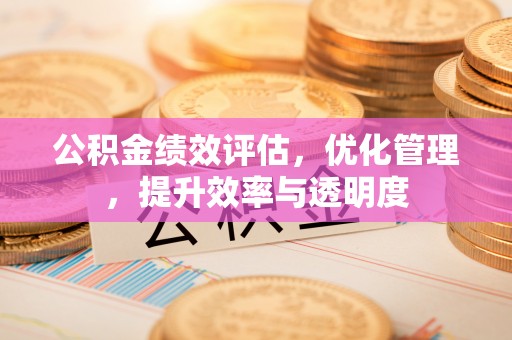浦城公积金绩效评估，优化管理，提升效率与透明度