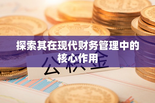 浦城探索其在现代财务管理中的核心作用