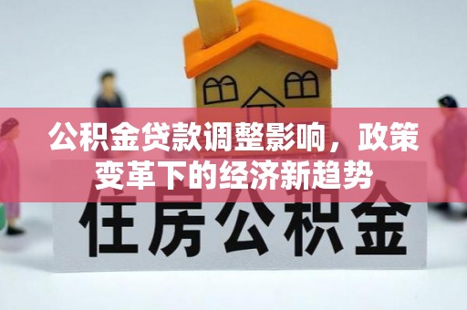 浦城公积金贷款调整影响，政策变革下的经济新趋势