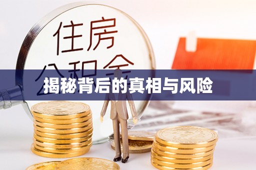 浦城揭秘背后的真相与风险