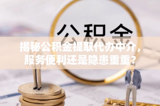 浦城揭秘公积金提取代办中介，服务便利还是隐患重重？
