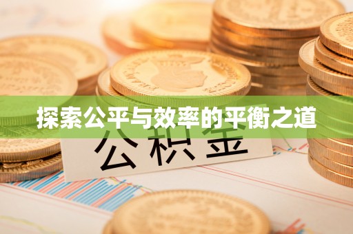 浦城探索公平与效率的平衡之道