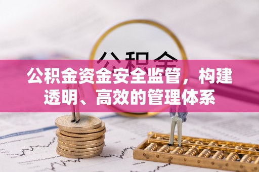 浦城公积金资金安全监管，构建透明、高效的管理体系