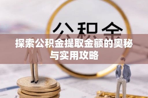 浦城探索公积金提取金额的奥秘与实用攻略
