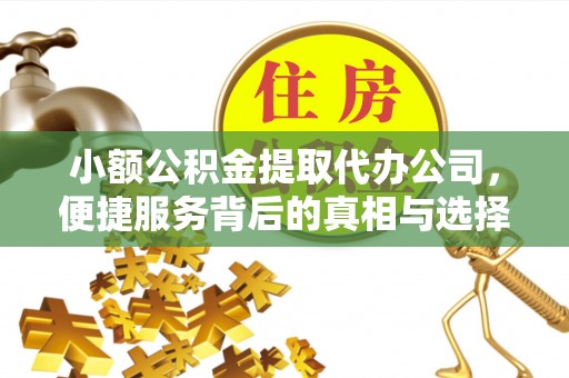 浦城小额公积金提取代办公司，便捷服务背后的真相与选择