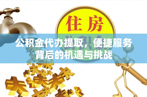 浦城公积金代办提取，便捷服务背后的机遇与挑战