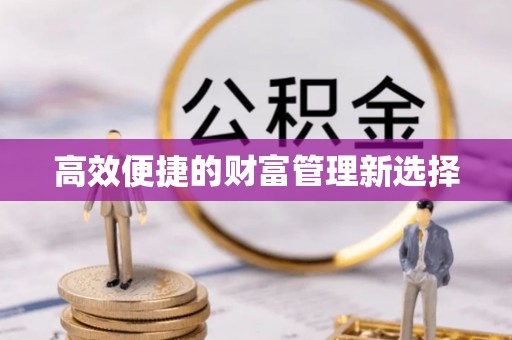 浦城高效便捷的财富管理新选择