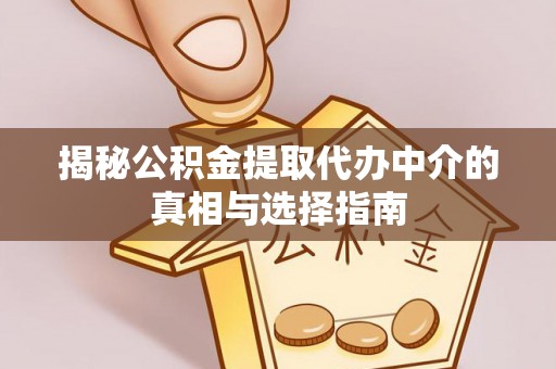 浦城揭秘公积金提取代办中介的真相与选择指南